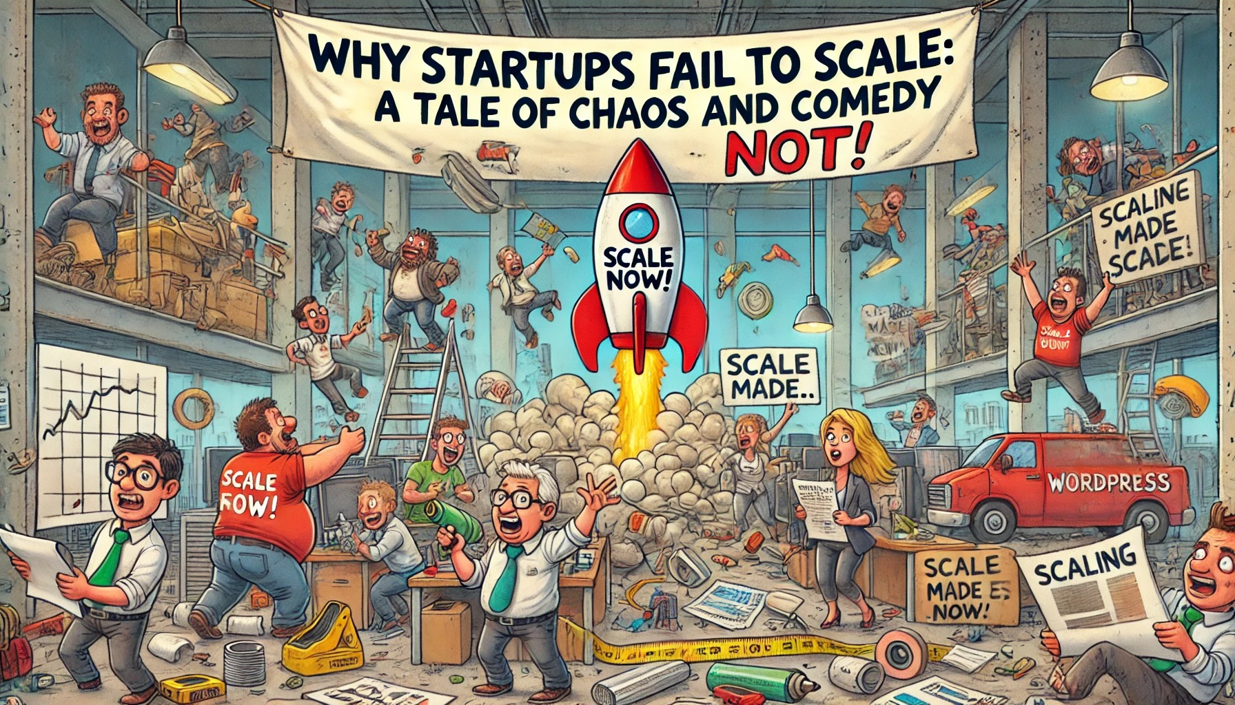 Why Startups Fail to Scale: A Tale of Chaos, Comedy, and Caution.