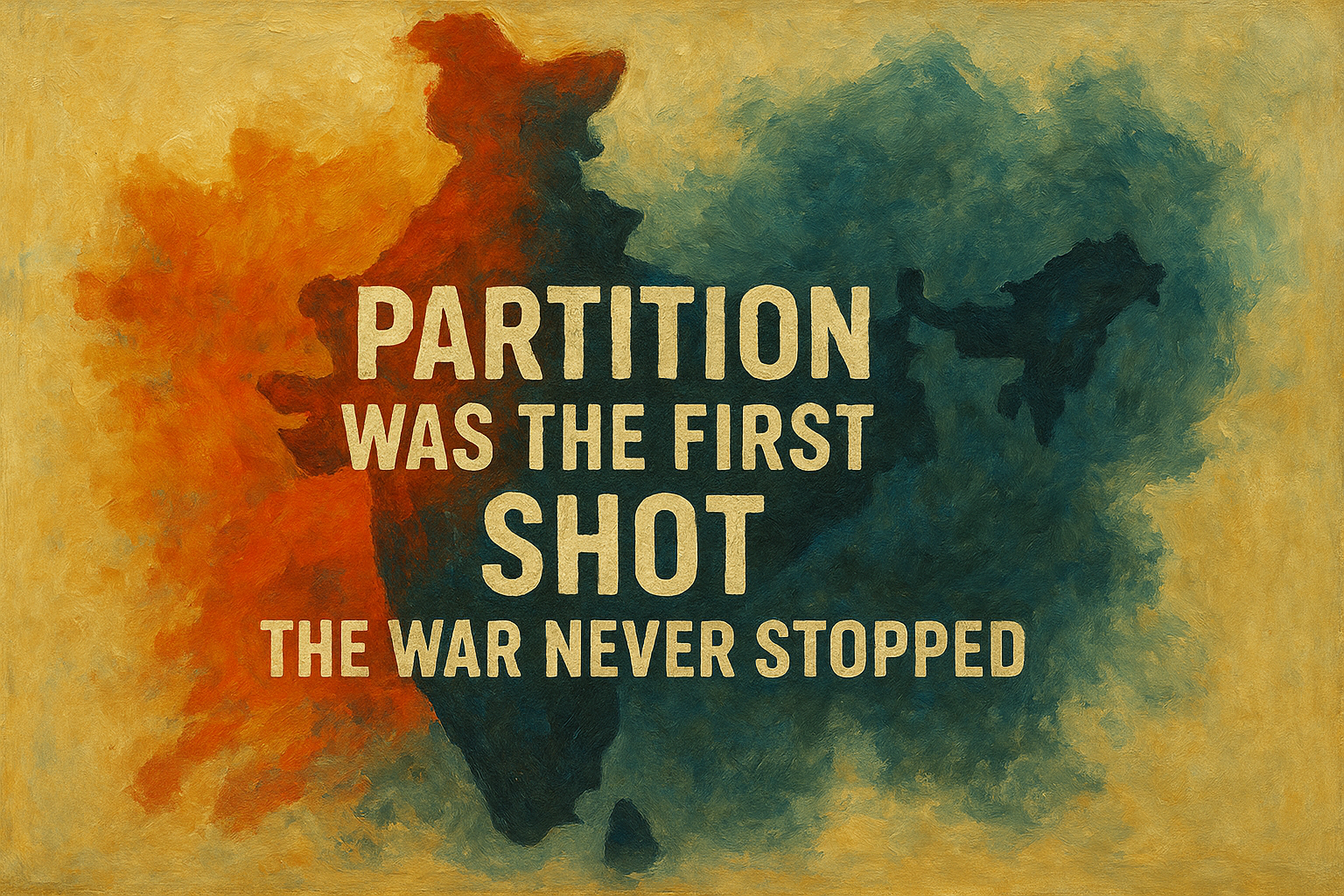 Partition Was the First Shot—The War Never Stopped