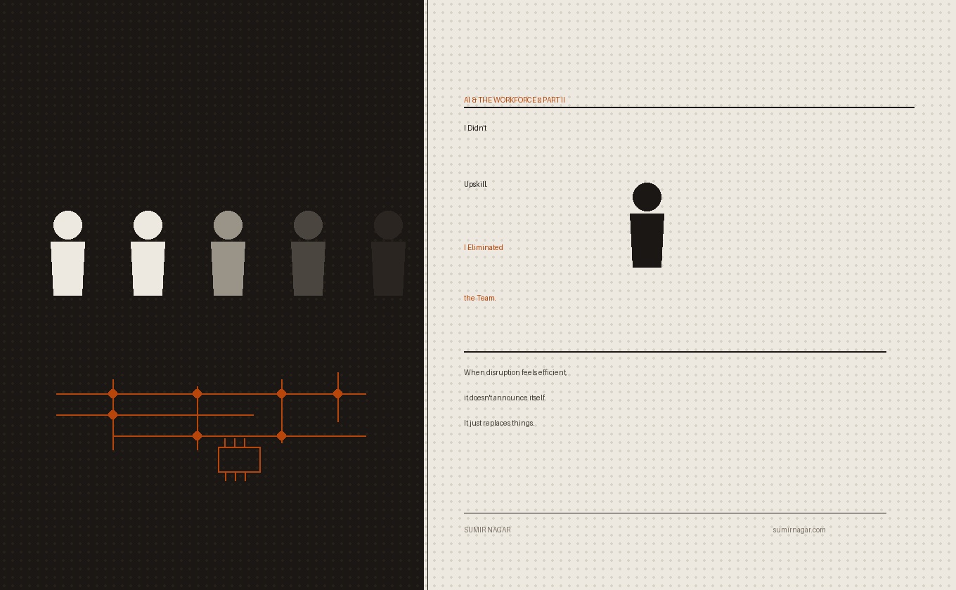 I Didn’t Upskill. I Eliminated The Team.